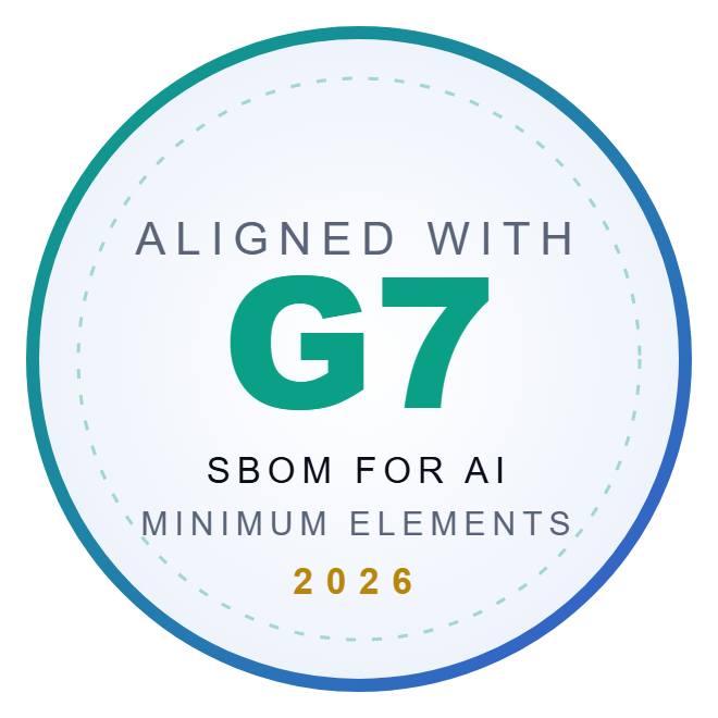 G7 SBOM for AI alignment stamp